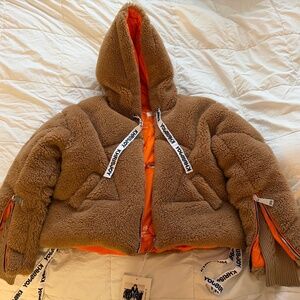 Khris Joy super rare teddy white goose down jacket